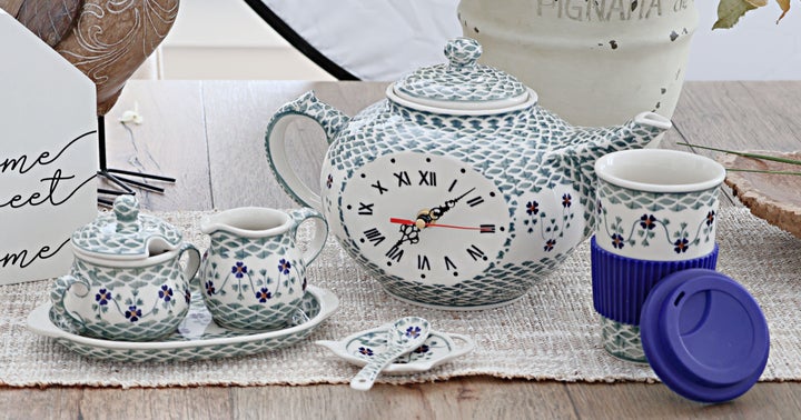 Manufaktura Sage Floral Coffee & Tea Accessories — Polish Pottery