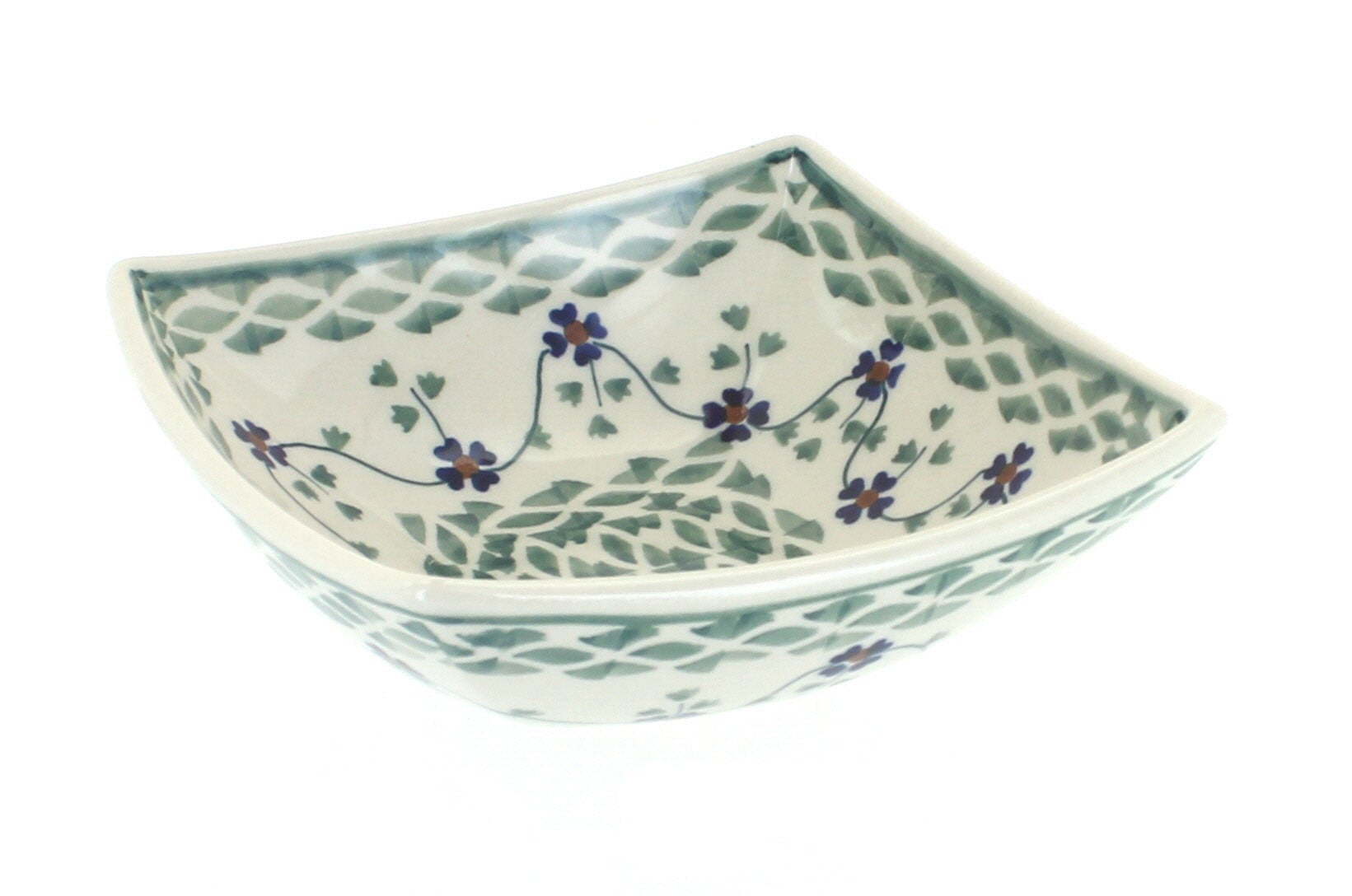 Manufaktura Sage Floral Petite Bowl/Dish — Polish Pottery