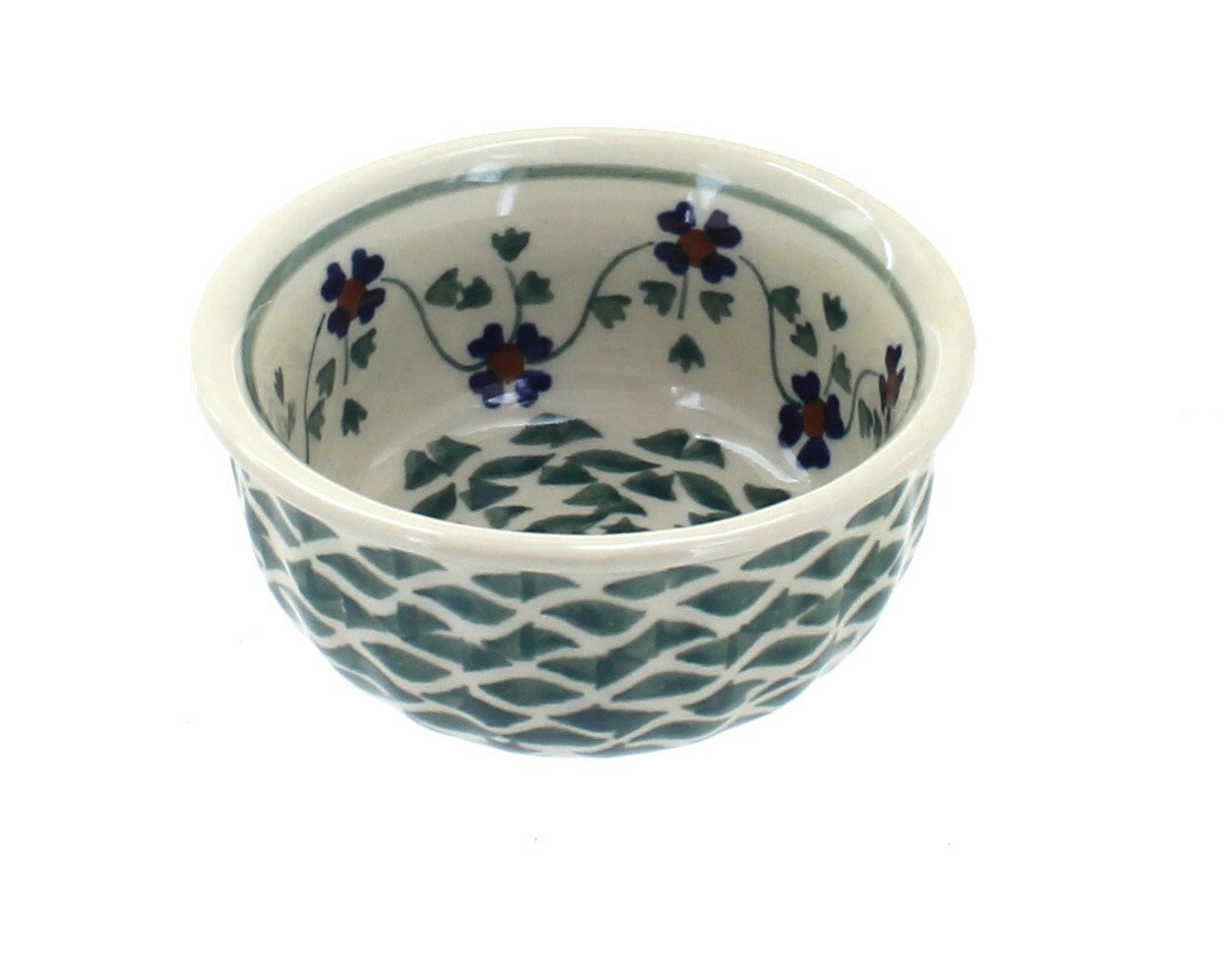 Manufaktura Sage Floral Petite Bowl/Dish — Polish Pottery