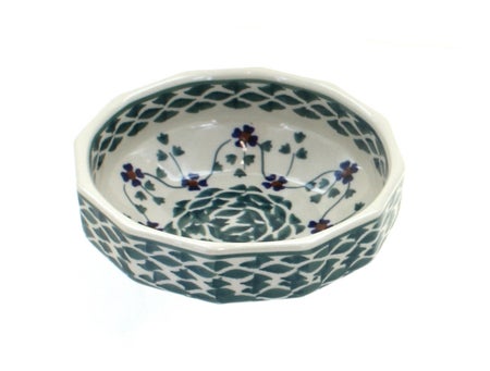 Manufaktura Sage Floral Petite Bowl/Dish — Polish Pottery