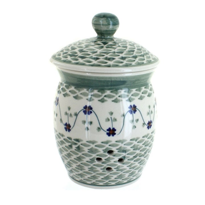 Manufaktura Sage Floral Counter Storage — Polish Pottery