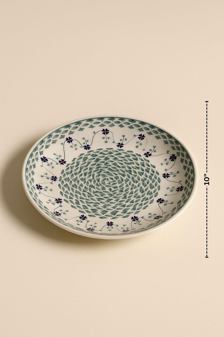 Manufaktura Sage Floral Dining Plates & Bowls — Polish Pottery