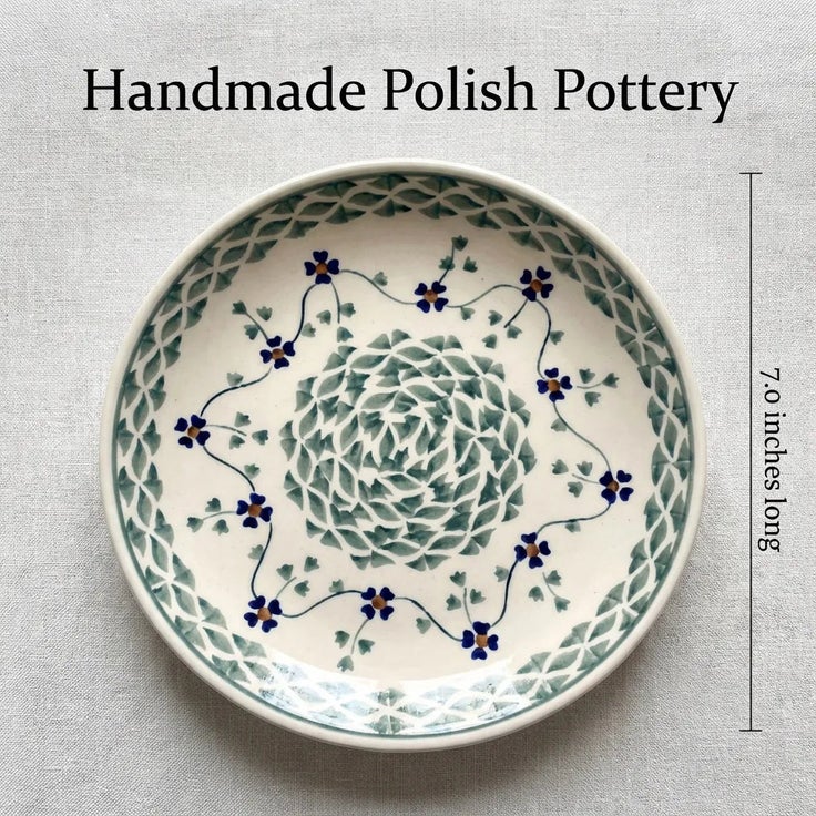 Detail image of Manufaktura Sage Floral Dining Plates & Bowls — Polish Pottery
