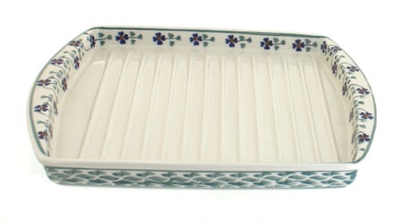 Manufaktura Sage Floral Specialty Bakeware — Polish Pottery