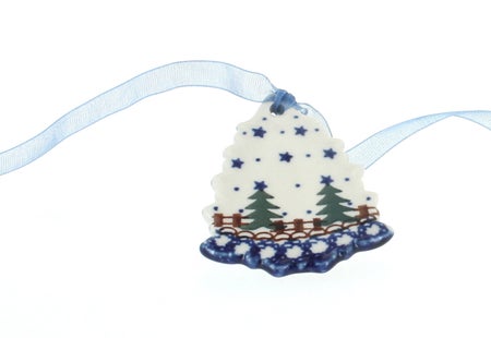 Ceramika Artystyczna Rustic Pines Christmas Ornament — Polish Pottery