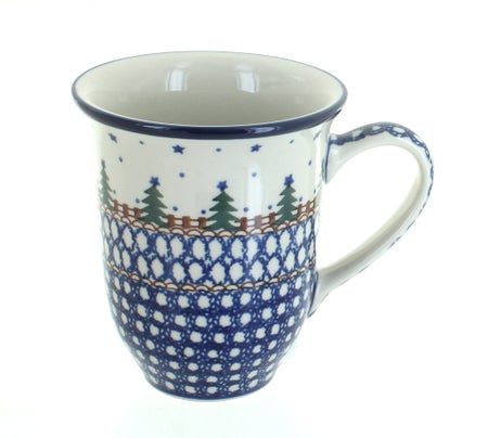 Ceramika Artystyczna Rustic Pines Mug — Polish Pottery