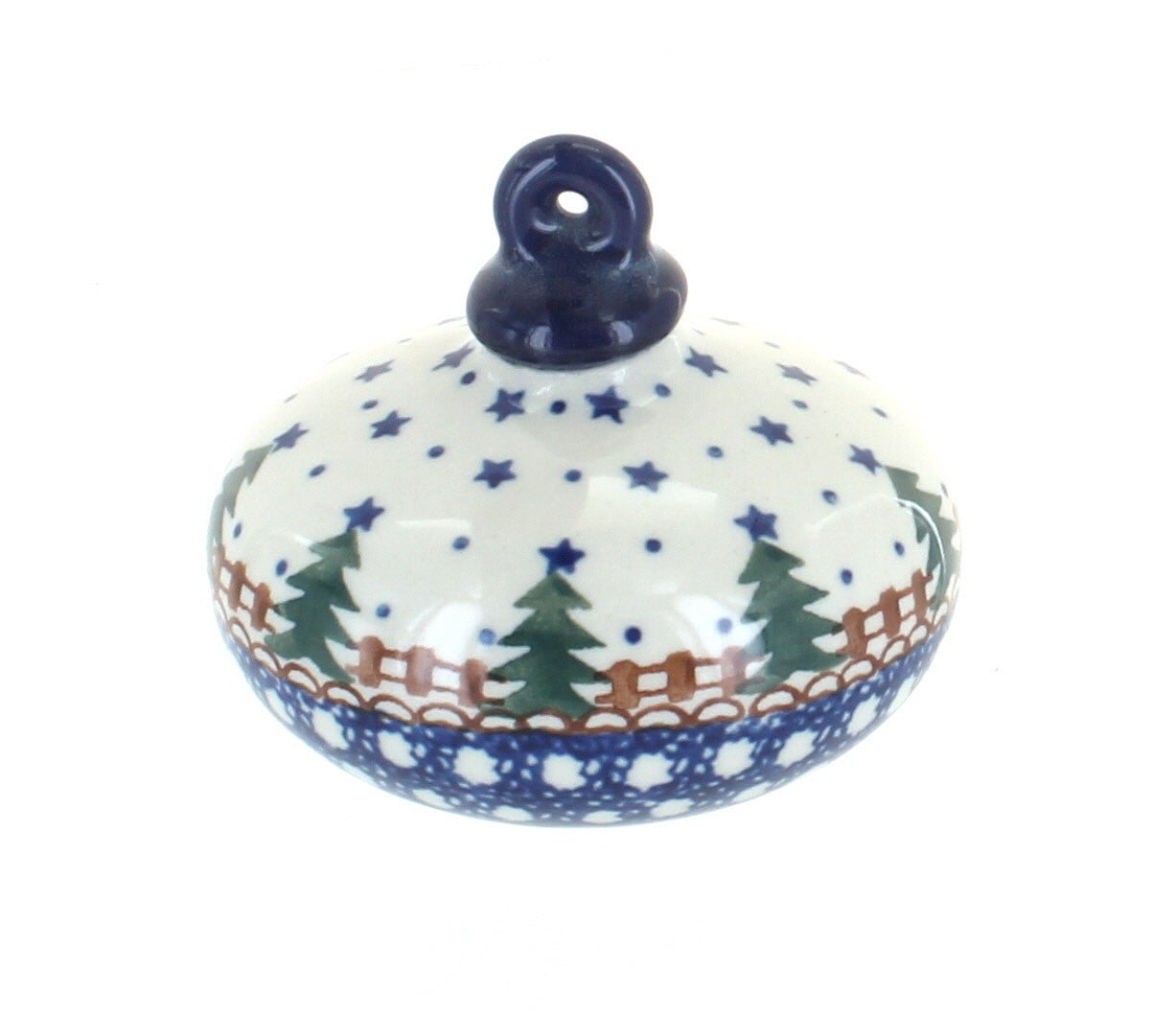 Ceramika Artystyczna Rustic Pines Christmas Ornament — Polish Pottery