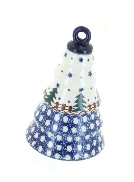 Ceramika Artystyczna Rustic Pines Christmas Ornament — Polish Pottery