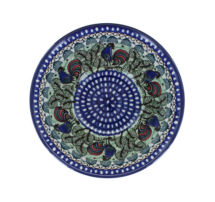 Detail image of Ceramika Artystyczna Rooster Row Dining Plates & Bowls — Polish Pottery
