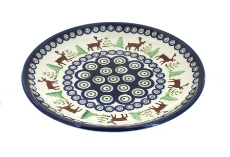 Zaklady Reindeer Pine Dining Plates & Bowls — Polish Pottery