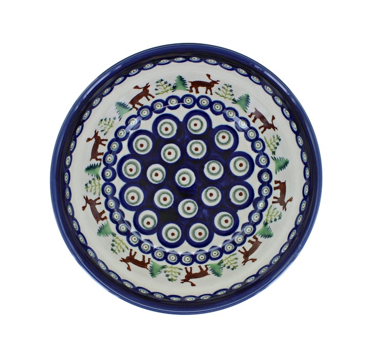 Detail image of Zaklady Reindeer Pine Dining Plates & Bowls — Polish Pottery
