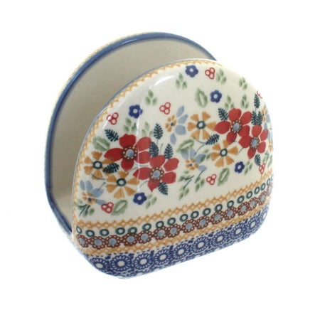 Manufaktura Red Daisy Dining Accessories — Polish Pottery