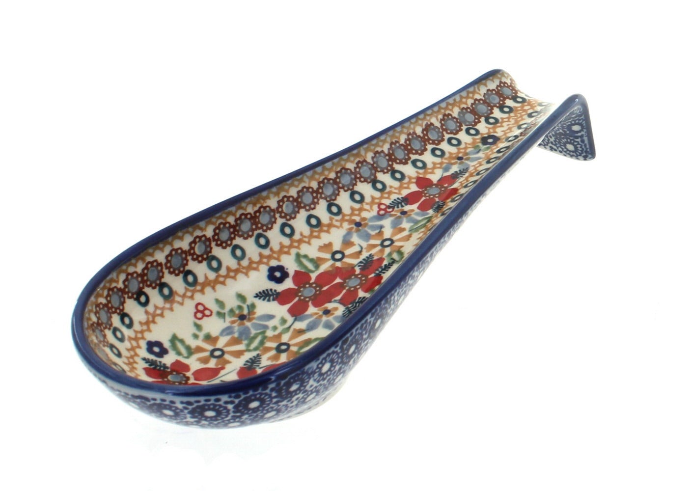 Manufaktura Red Daisy Countertop Accessories — Polish Pottery