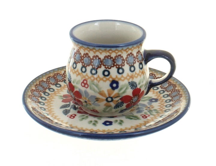 Manufaktura Red Daisy Coffee & Tea Accessories — Polish Pottery