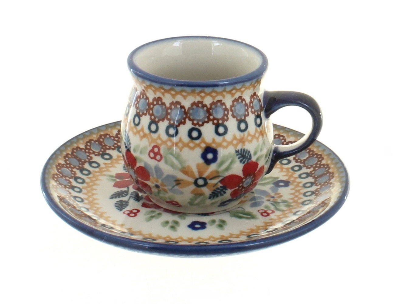 Manufaktura Red Daisy Coffee & Tea Accessories — Polish Pottery