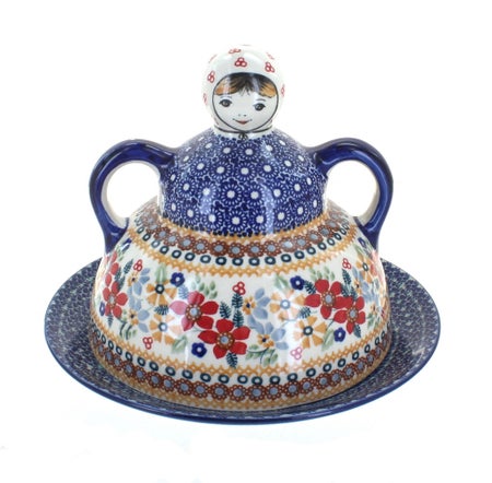 Manufaktura Red Daisy Countertop Accessories — Polish Pottery