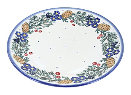 WR Unikat Pinecone Dining Plates & Bowls — Polish Pottery