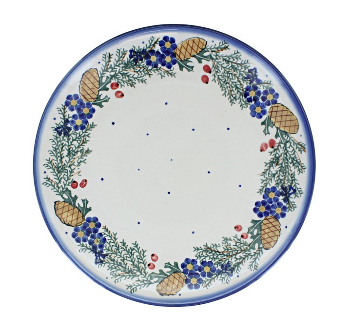 WR Unikat Pinecone Dining Plates & Bowls — Polish Pottery