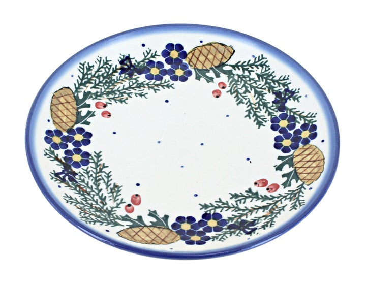 WR Unikat Pinecone Dining Plates & Bowls — Polish Pottery