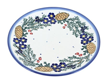 WR Unikat Pinecone Dining Plates & Bowls — Polish Pottery