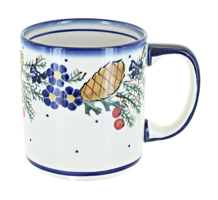 WR Unikat Pinecone Mug — Polish Pottery