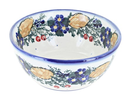 WR Unikat Pinecone Dining Plates & Bowls — Polish Pottery