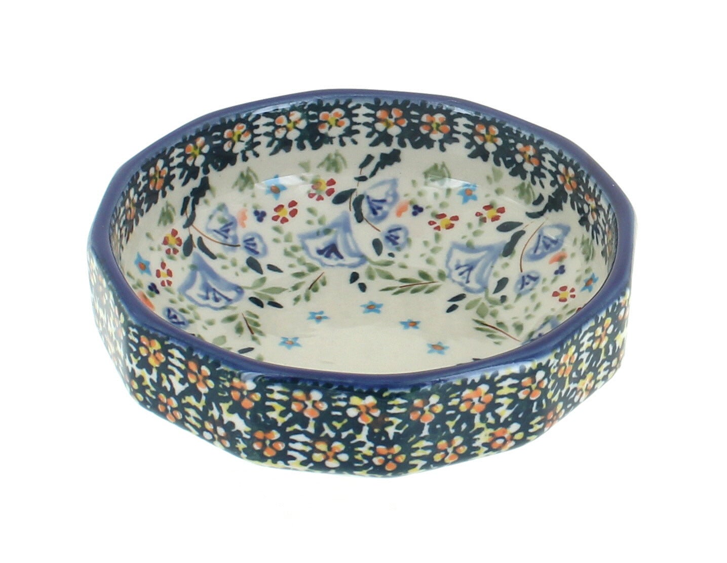 Manufaktura Periwinkle Petite Bowl/Dish — Polish Pottery