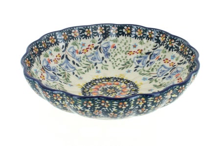 Manufaktura Periwinkle Small Serving Piece — Polish Pottery