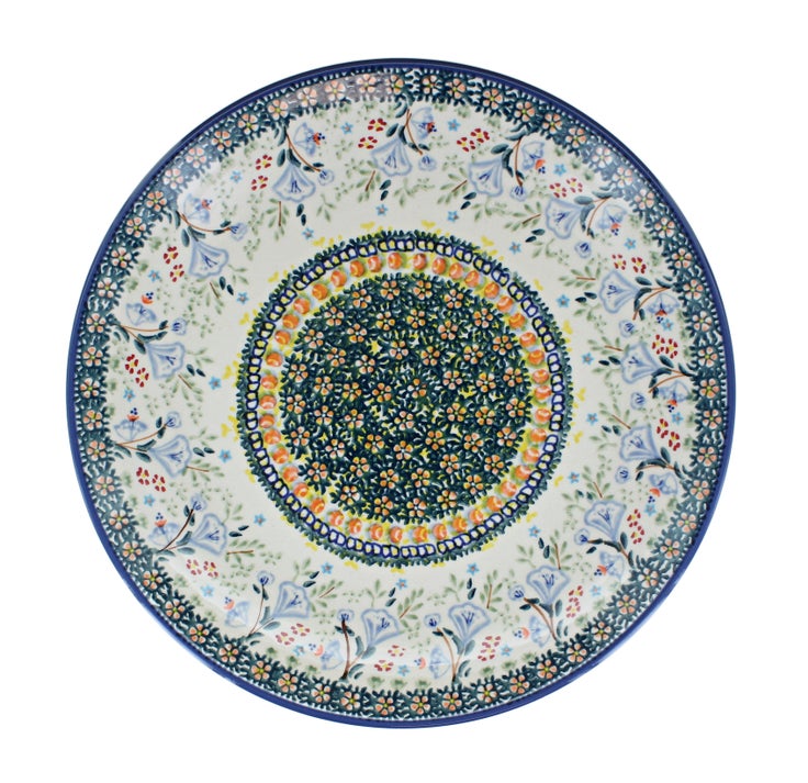 Detail image of Manufaktura Periwinkle Dining Plates & Bowls — Polish Pottery