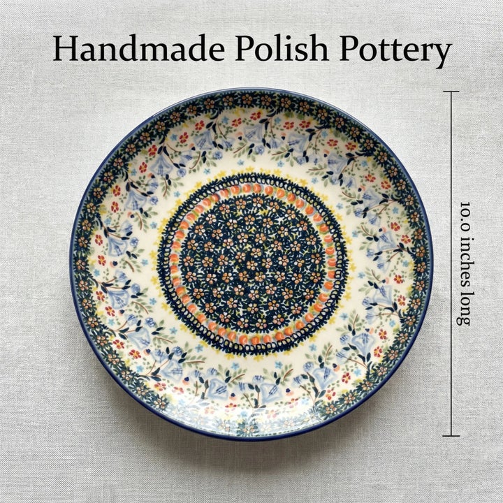 Manufaktura Periwinkle Dining Plates & Bowls — Polish Pottery