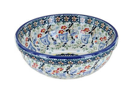 Manufaktura Periwinkle Dining Plates & Bowls — Polish Pottery