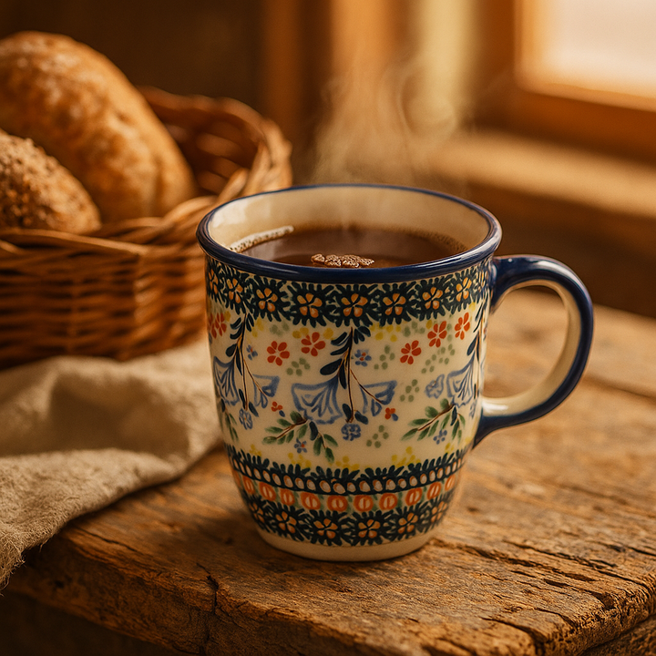 Manufaktura Periwinkle Mug — Polish Pottery