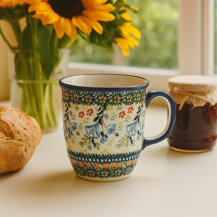 Detail image of Manufaktura Periwinkle Mug — Polish Pottery