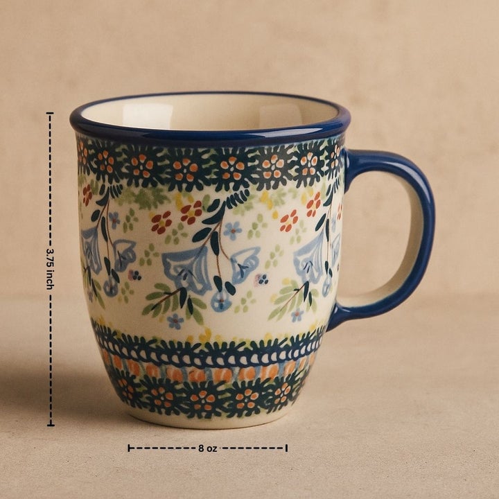 Manufaktura Periwinkle Mug — Polish Pottery