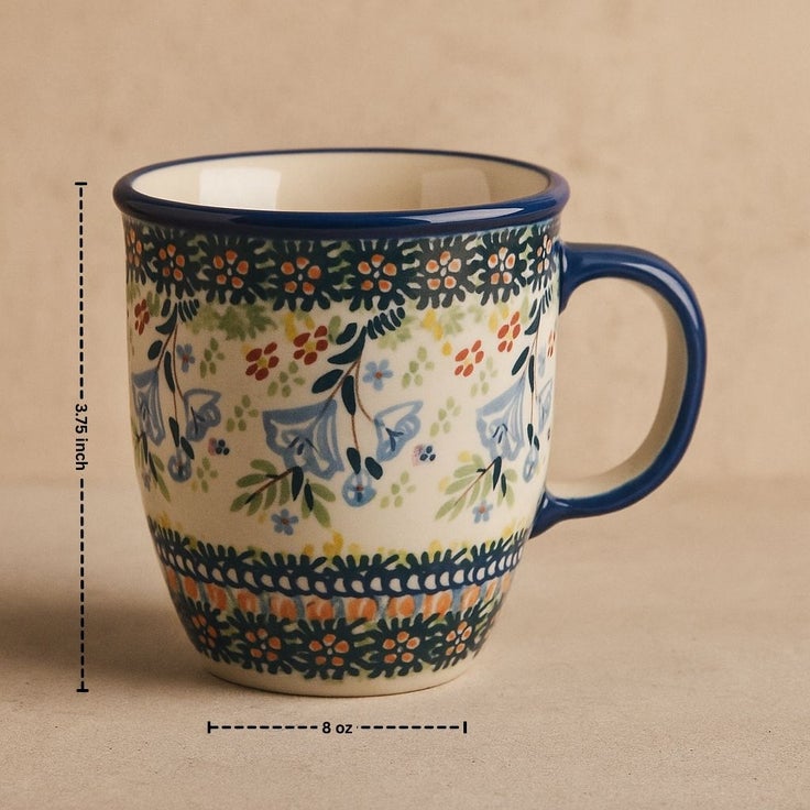 Detail image of Manufaktura Periwinkle Mug — Polish Pottery