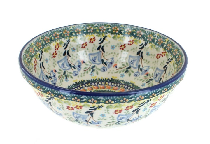 Manufaktura Periwinkle Dining Plates & Bowls — Polish Pottery