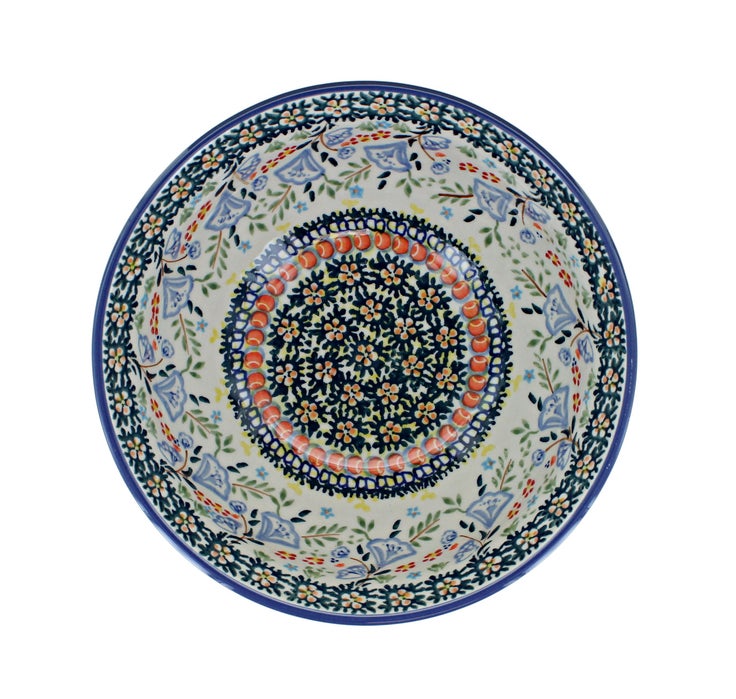 Detail image of Manufaktura Periwinkle Dining Plates & Bowls — Polish Pottery
