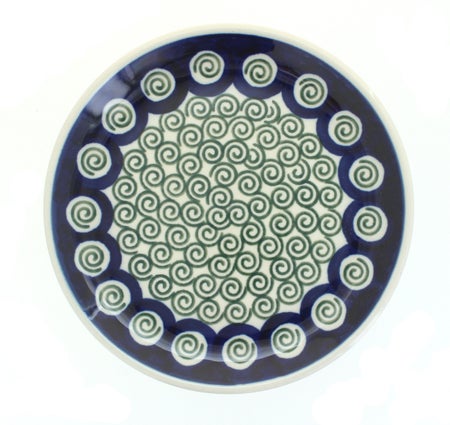 Ceramika Artystyczna Peacock Swirl Coffee & Tea Accessories — Polish Pottery