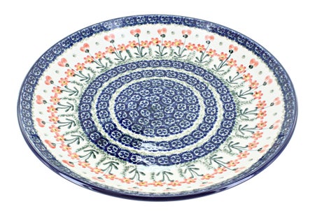 Ceramika Artystyczna Peach Posy Dining Plates & Bowls — Polish Pottery