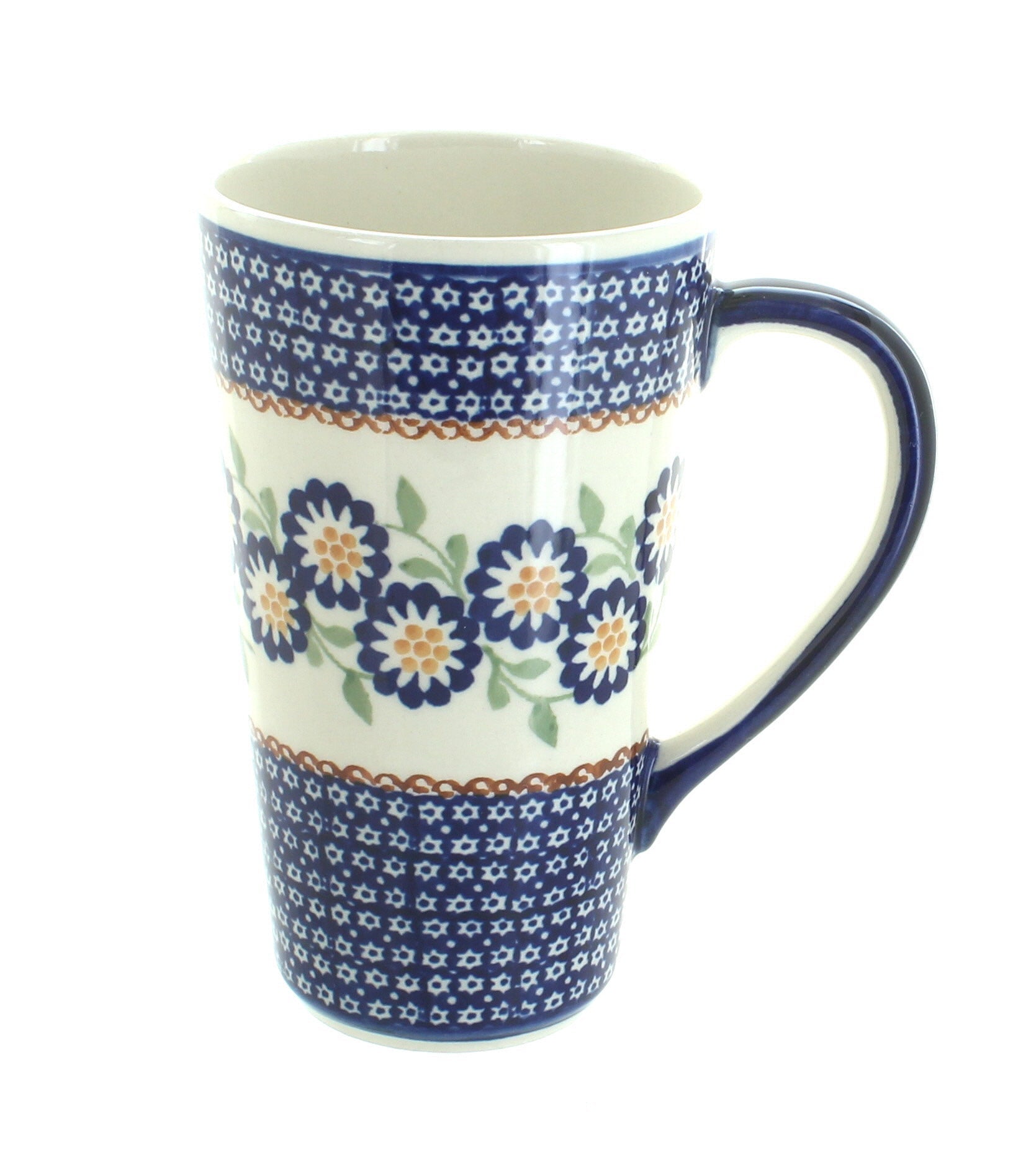 Manufaktura Peach Blossom Mug — Polish Pottery