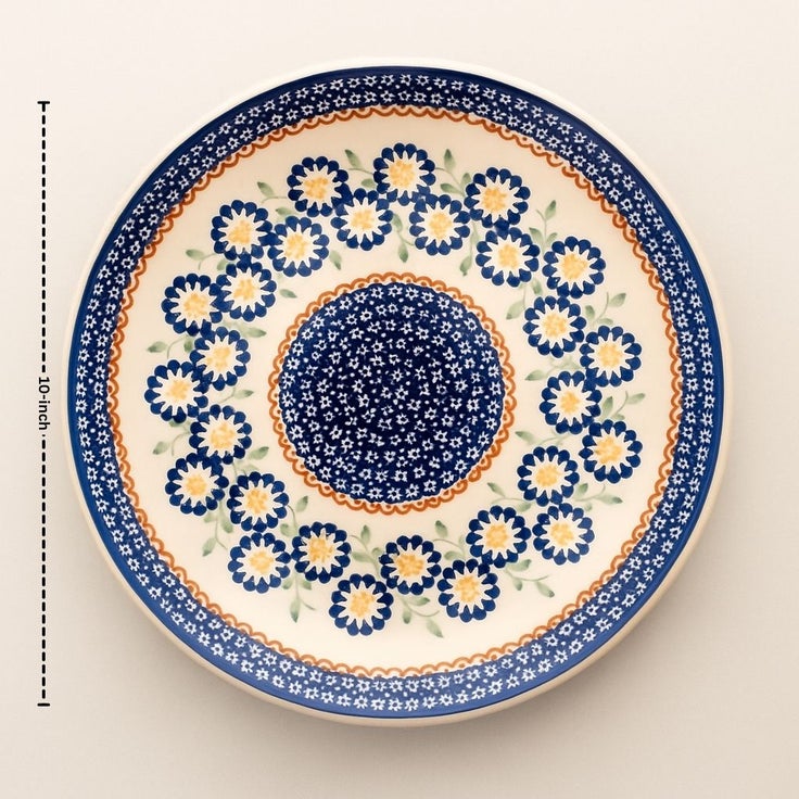Detail image of Manufaktura Peach Blossom Dining Plates & Bowls — Polish Pottery