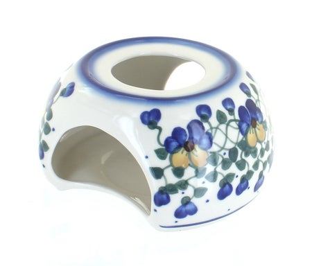 WR Unikat Pansies Coffee & Tea Accessories — Polish Pottery