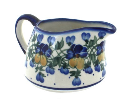 WR Unikat Pansies Dining Accessories — Polish Pottery