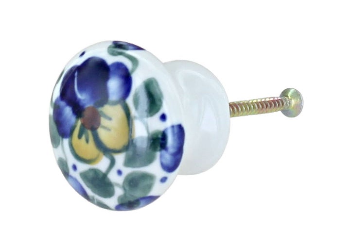 WR Unikat Pansies Décor — Polish Pottery