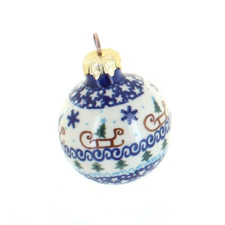 Vena Noel Nights Small Christmas Ball — Polish Pottery