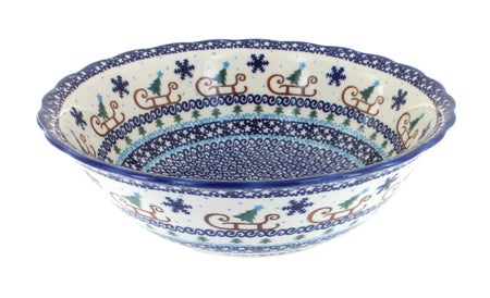 Vena Noel Nights Large Serving Piece — Polish Pottery