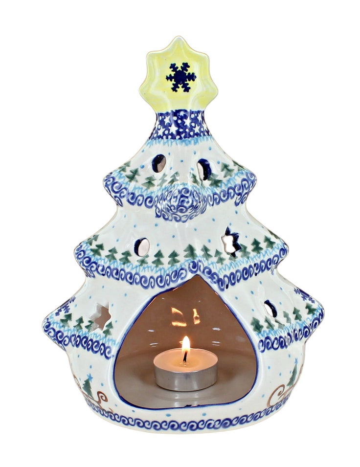 Detail image of Vena Noel Nights Luminary — Polish Pottery