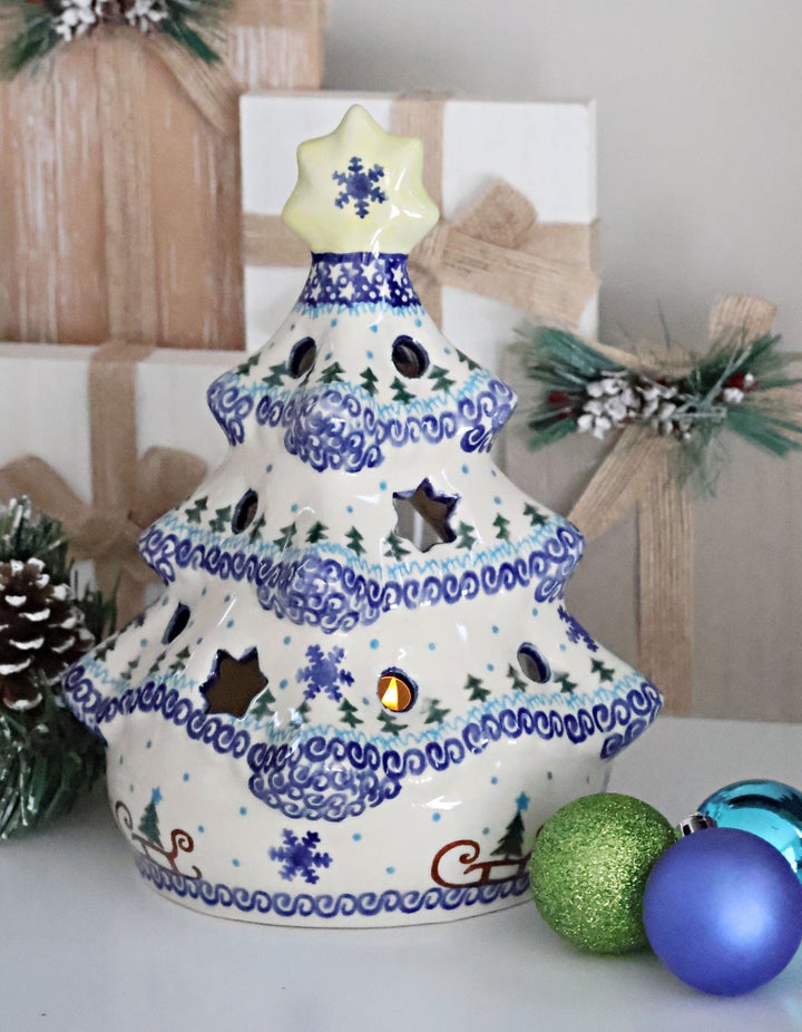 Vena Noel Nights Luminary — Polish Pottery