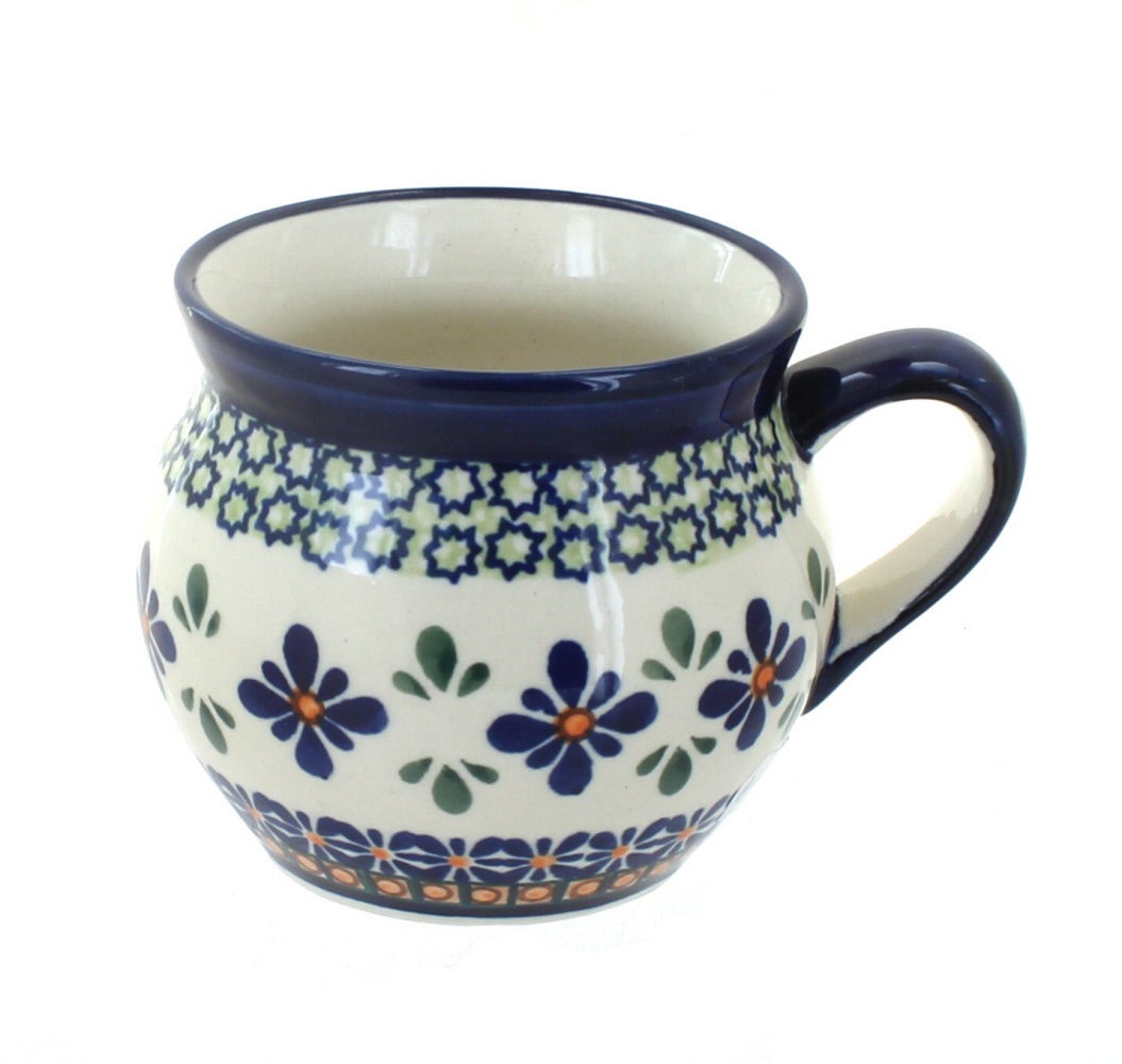 Zaklady Mosaic Flower Mug — Polish Pottery