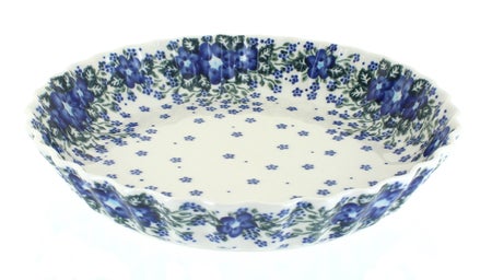 Vena Melanie Pie Plate — Polish Pottery